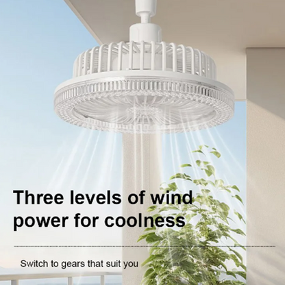 🍃2025 Newest Models🍃E27 360° Rotating Ceiling Fan with Remote Control