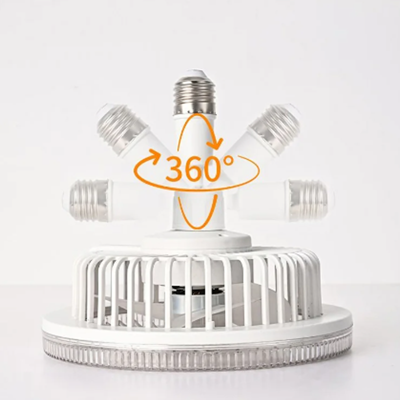 🍃2025 Newest Models🍃E27 360° Rotating Ceiling Fan with Remote Control