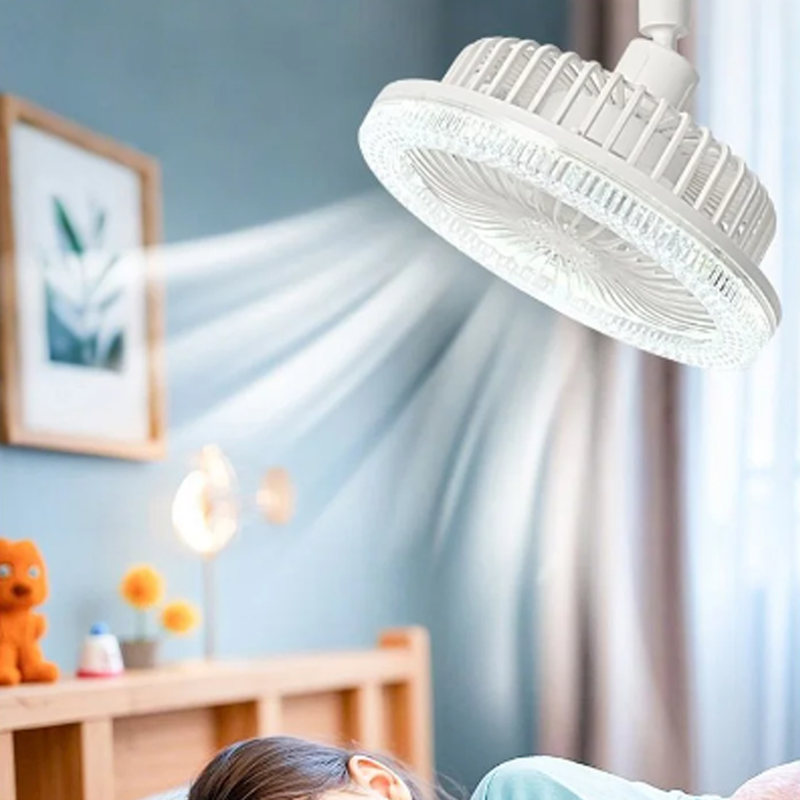🍃2025 Newest Models🍃E27 360° Rotating Ceiling Fan with Remote Control