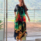 🎉Limited Time 50% OFF✨👗Women's Loose Casual V-Neck Printed Short Sleeve Dresses