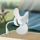 💥Portable Silent Fan with One-button Switch Base