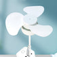 💥Portable Silent Fan with One-button Switch Base