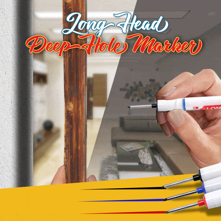 🔥Buy 2 Get 1 free Long Head Deep Hole Marker