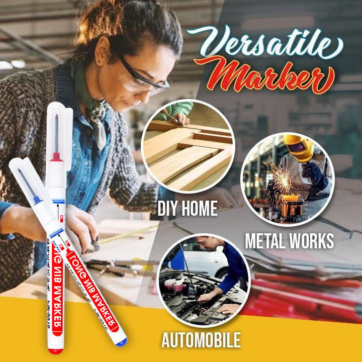 🔥Buy 2 Get 1 free Long Head Deep Hole Marker