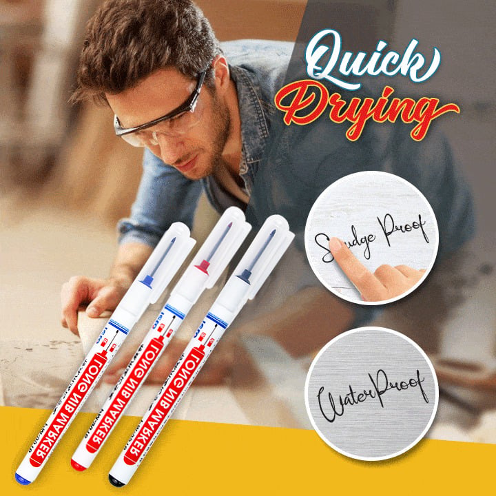 🔥Buy 2 Get 1 free Long Head Deep Hole Marker