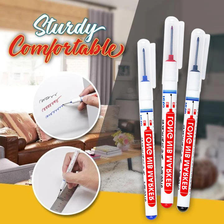 🔥Buy 2 Get 1 free Long Head Deep Hole Marker