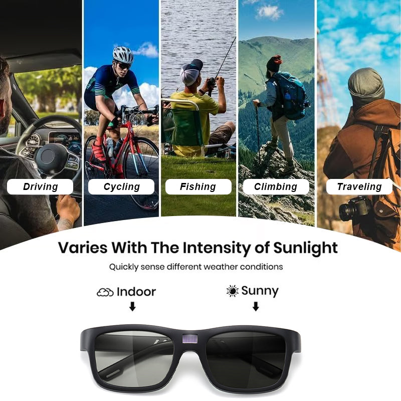 🕶️Classic Smart Photochromic Polarized Sunglasses