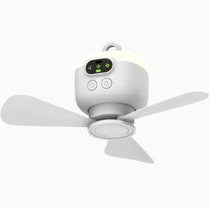 🍃Rechargeable Ceiling Fan with LED Light