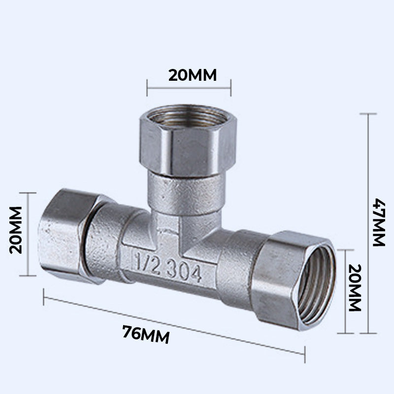 🔨✨Stainless Steel 1/2 inch Pipe Fittings