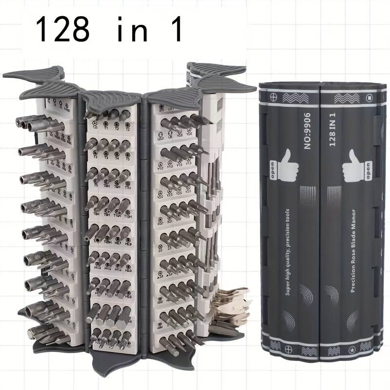 ⏳Limited time 50% off⏳128-in-1 Precision Screwdriver Set Disassembly And Repair Tool Multi-function Manual Screwdriver Book Set