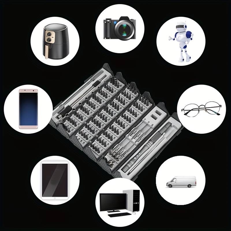 ⏳Limited time 50% off⏳128-in-1 Precision Screwdriver Set Disassembly And Repair Tool Multi-function Manual Screwdriver Book Set