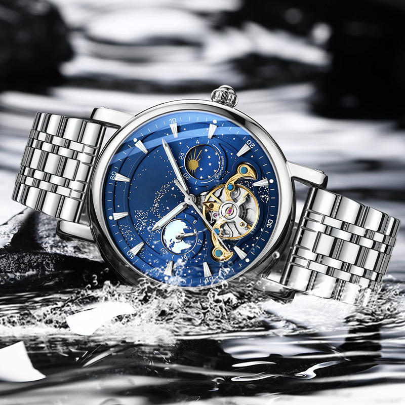 ⌚Men's Luxury Automatic Luminous Starry Sky Watch