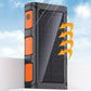 ⚡⚡Portable Solar Power Bank with Built-In Cables