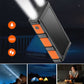 ⚡⚡Portable Solar Power Bank with Built-In Cables