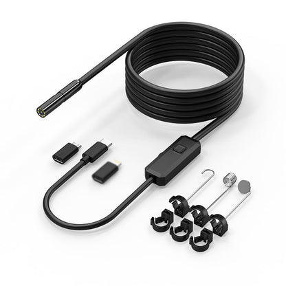 📱🔍 50% OFF! Waterproof HD Endoscope Camera – 200W HD, 8mm probe. Type-C/Micro/Lightning – plug & play with 99% phones. Ideal for tight spaces! 🔌✨