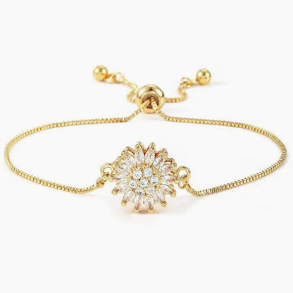 ✨LAST DAY SALE 50% OFF✨Delicate Fashion Sunflower Mood Bracelet