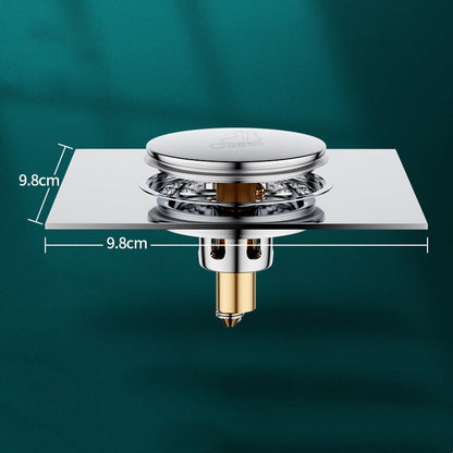 💧Shower Floor Drain Cover with Spring Core