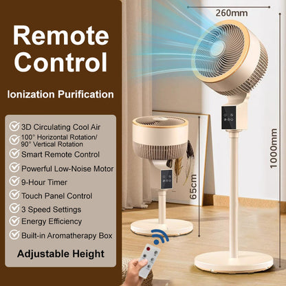 Multi-function Remote Control Smart Fan