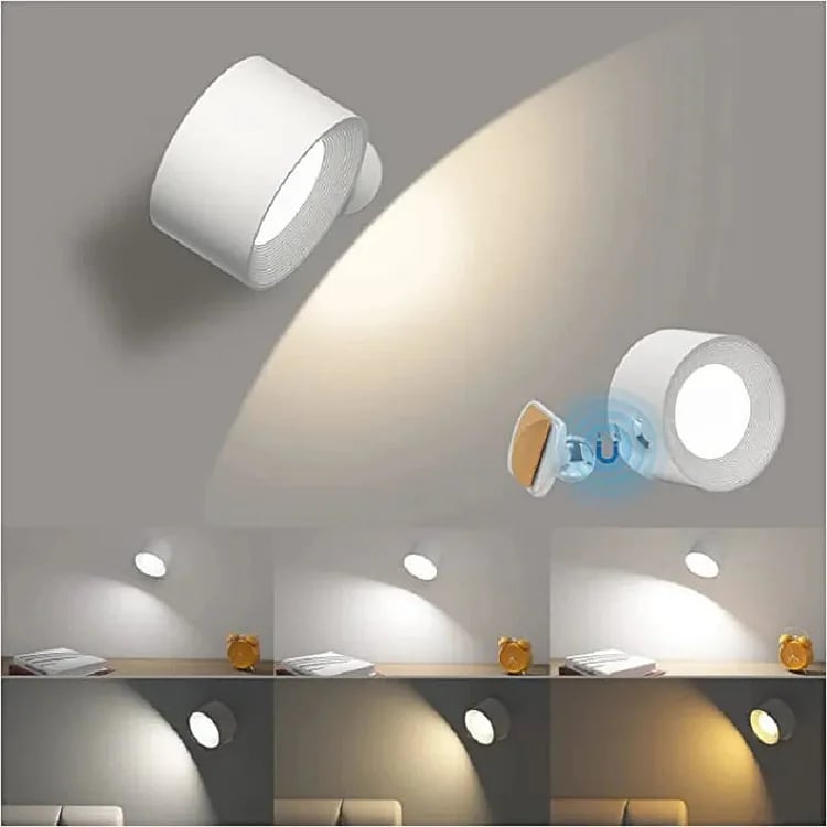 🔥Hot Sale 50% Off💡360° Wall Light - Wireless Charging Wall Light