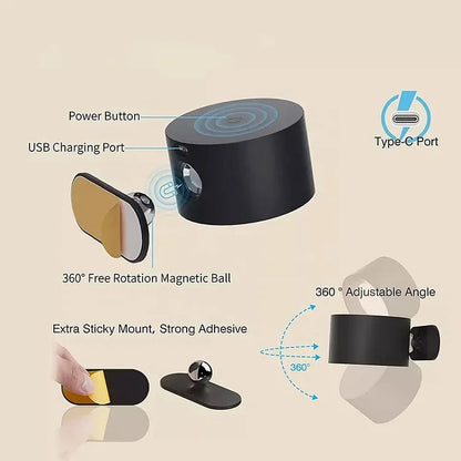 🔥Hot Sale 50% Off💡360° Wall Light - Wireless Charging Wall Light