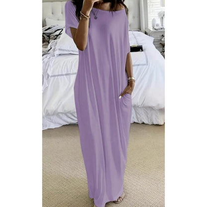 【Exceptional Price】💐50% OFF ! Loose Fit Long Dress – Clean Style That Flatters Every Figure 👗👌