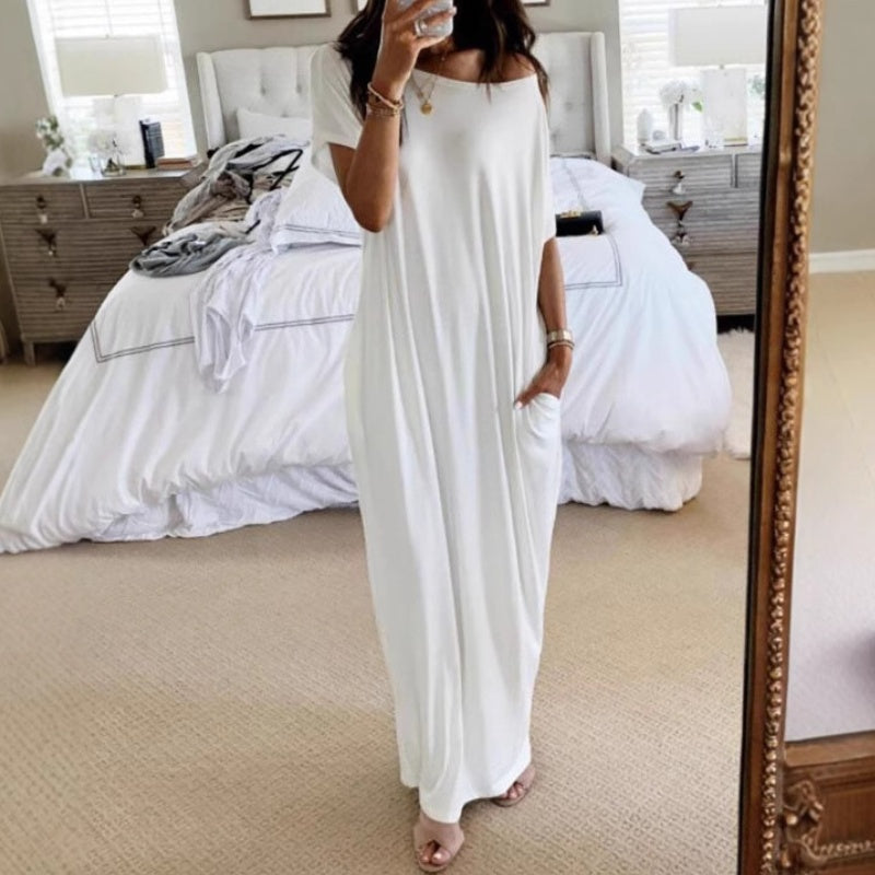 【Exceptional Price】💐50% OFF ! Loose Fit Long Dress – Clean Style That Flatters Every Figure 👗👌