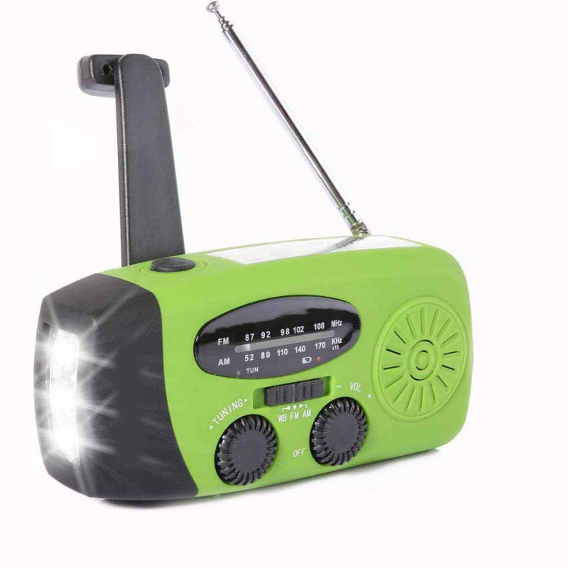📻Multifunctional Portable Solar Emergency Radio – Power Bank, Hand Crank & Weather Alert for Outdoor & Crisis Preparedness