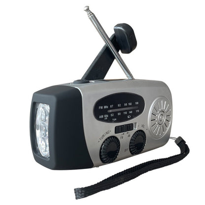 📻Multifunctional Portable Solar Emergency Radio – Power Bank, Hand Crank & Weather Alert for Outdoor & Crisis Preparedness