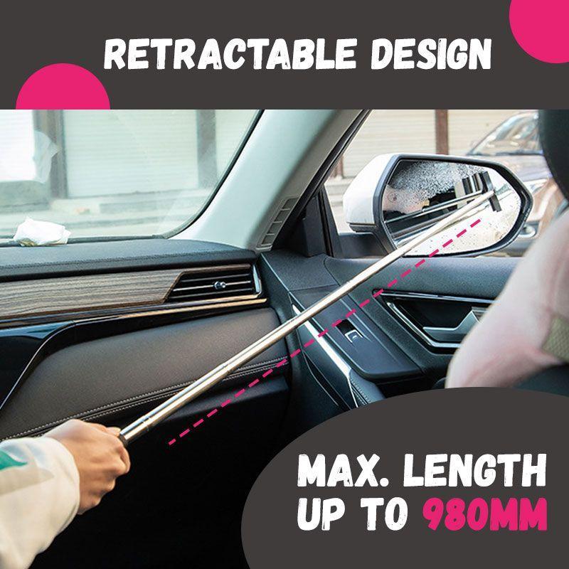 ⏳🔥LIMITED-TIME SPECIAL! ⏰🚗 BUY 1 GET 1 FREE! 💦 Retractable Side-Mirror Wiper – Extendable, Compact, Water Removal