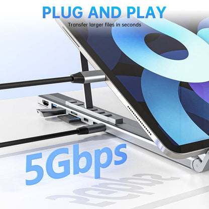 ⏳Time-Limited Special⏰USB-C Docking Station Laptop Stand with 4K HDMI