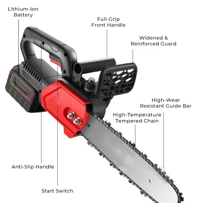 🔥LAST DAY SALE 30% OFF⚡Cordless high-power lithium battery chainsaw - 🎁Limited-time gift tool kit!