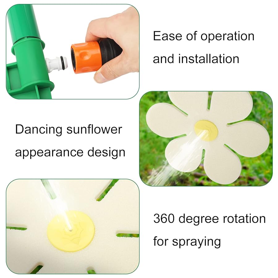 🔥Last Day Sale 60% OFF⏰🌼🚿Dancing Daisy Garden Sprinkler💦