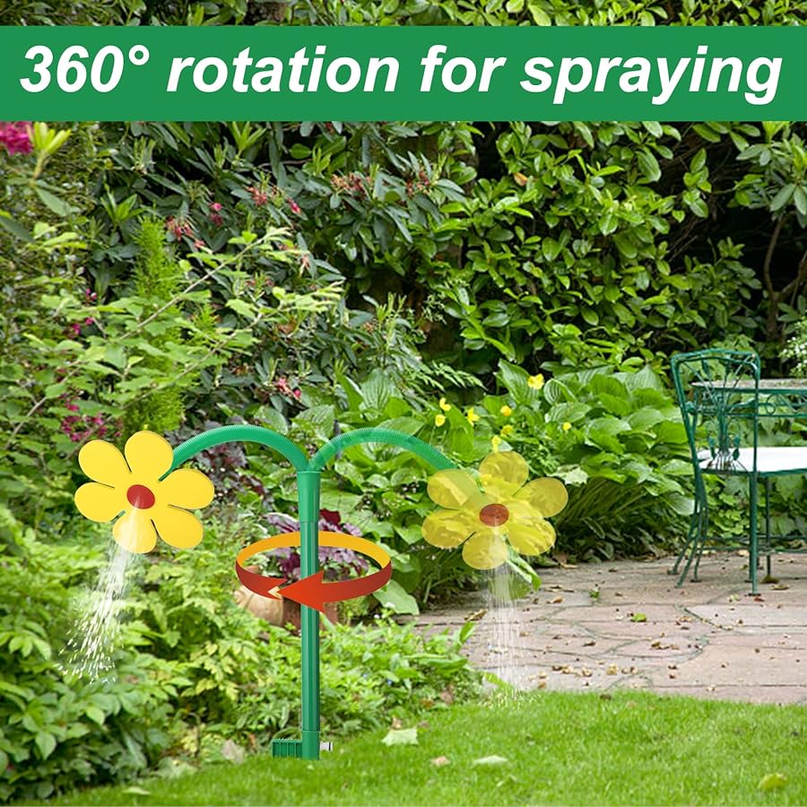 🔥Last Day Sale 60% OFF⏰🌼🚿Dancing Daisy Garden Sprinkler💦
