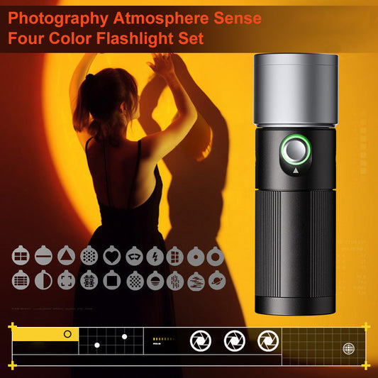Photography Atmosphere Sense Four Color Flashlight Set