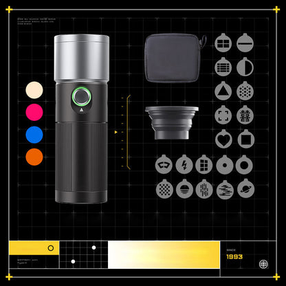 Photography Atmosphere Sense Four Color Flashlight Set
