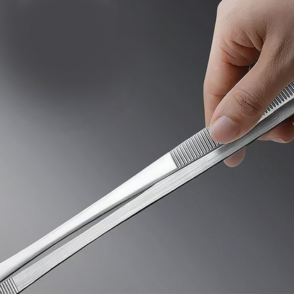 🔥25% OFF NOW🍖Multi-Purpose Stainless Steel Non-Slip BBQ & Baking Tongs for Grilling, Cooking & Serving