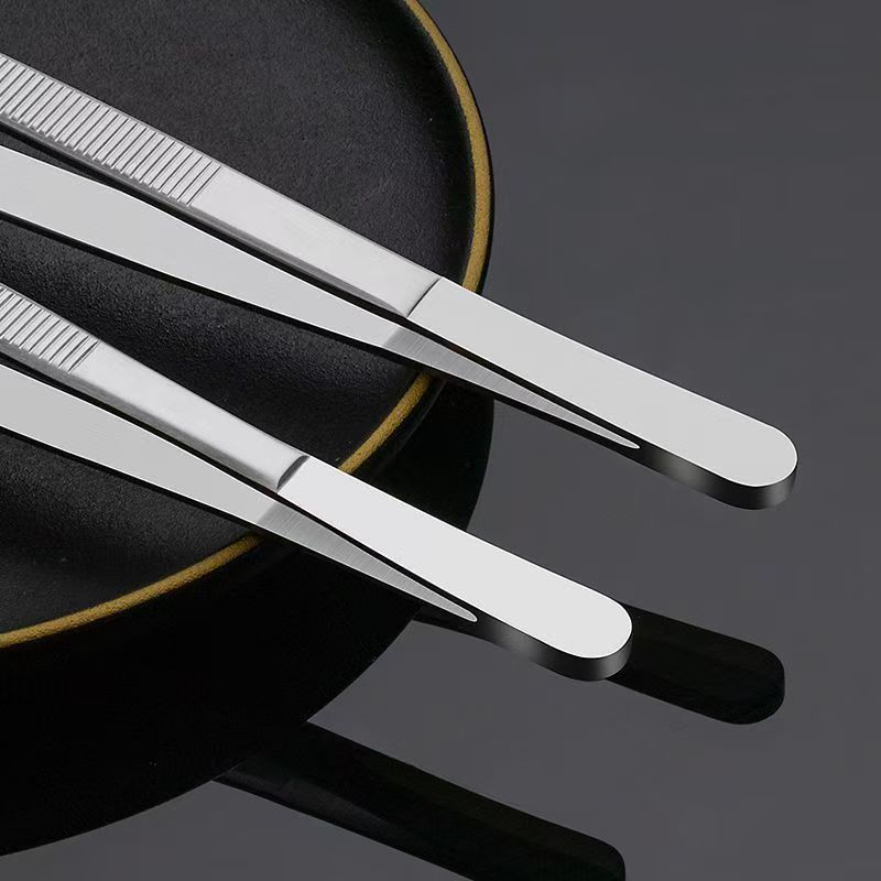 🔥25% OFF NOW🍖Multi-Purpose Stainless Steel Non-Slip BBQ & Baking Tongs for Grilling, Cooking & Serving