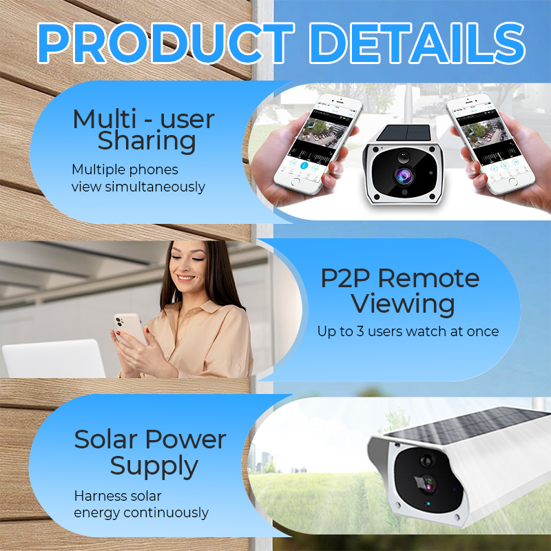 🔥50% off & free shipping ✨Solar Wireless Security Cameras