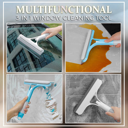 🧼1000+SOLD THIS WEEK 50% OFF NOW! 💧 3 in 1 Window Cleaning Tool – Spray, Scrub & Wipe, Streak-Free, Multi-Surface ✨