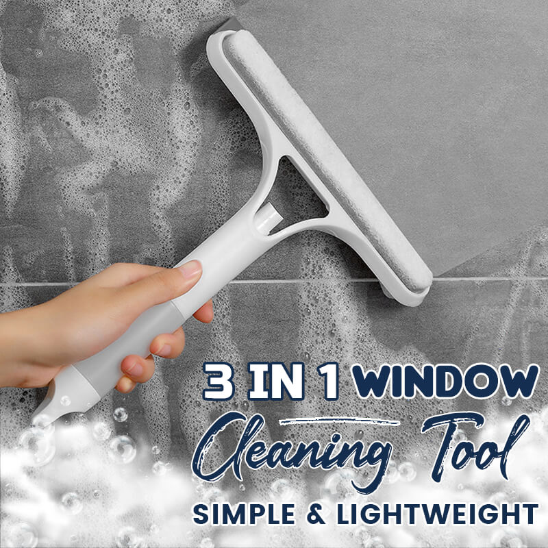 🧼1000+SOLD THIS WEEK 50% OFF NOW! 💧 3 in 1 Window Cleaning Tool – Spray, Scrub & Wipe, Streak-Free, Multi-Surface ✨