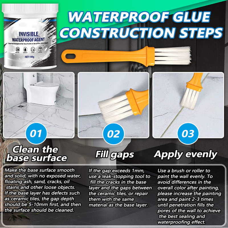 🥳2026 HOT SALE🥳💞50K+ SOLD!✨Transparent Waterproof & Leak-Proof Coating | Multi-Surface Protective Sealant for Floors, Walls & Balconies | Eco-Friendly & Weather Resistant