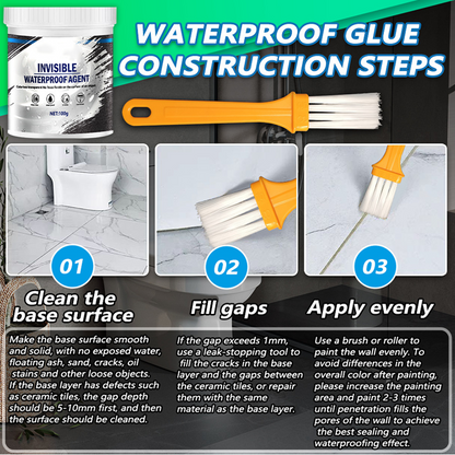 🥳2026 HOT SALE🥳💞50K+ SOLD!✨Transparent Waterproof & Leak-Proof Coating | Multi-Surface Protective Sealant for Floors, Walls & Balconies | Eco-Friendly & Weather Resistant