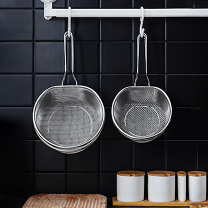 🎉 2026 Sale — Over 36,000 Sold! 💞 Handheld Steel Sieve – No Rust, No Splatter 🍲