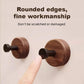 Waterproof Wooden Coat Hook - No Drilling