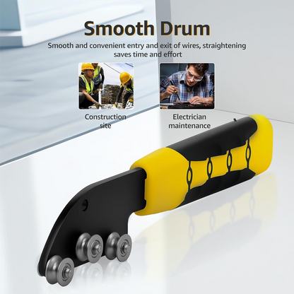 Handheld Smooth-Rolling Durable Wire Straightener