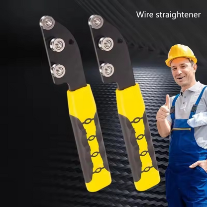 Handheld Smooth-Rolling Durable Wire Straightener