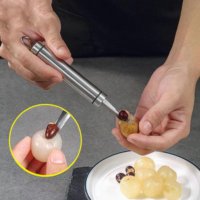 🍎 BUY 1 GET 1 FREE! 🔪 Multi-functional Stainless Steel Corer – Sharp & Durable, Easy to Use for Apples, Peppers and More ✨📦