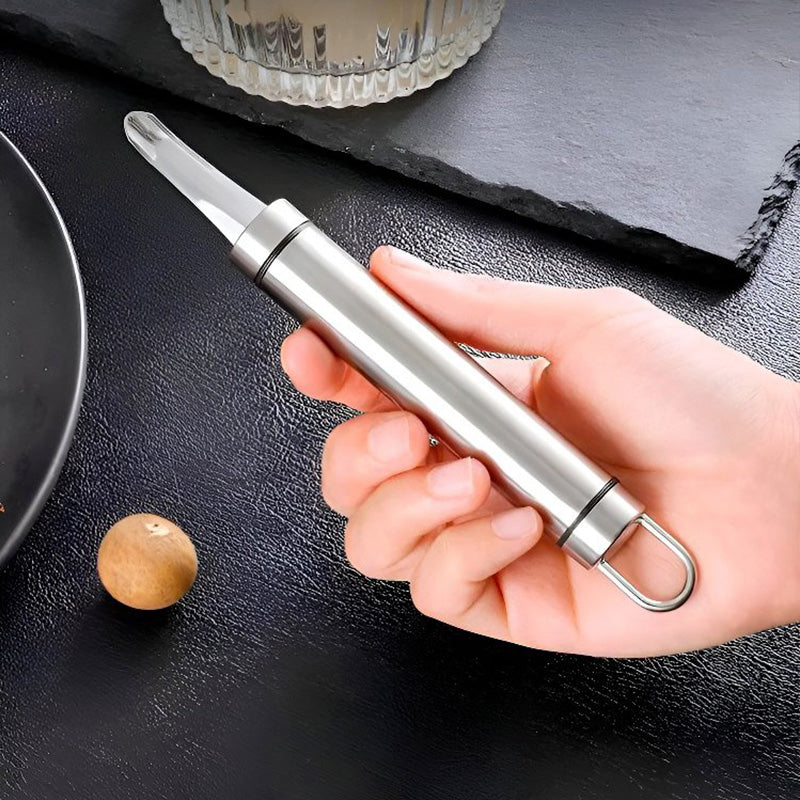 🍎 BUY 1 GET 1 FREE! 🔪 Multi-functional Stainless Steel Corer – Sharp & Durable, Easy to Use for Apples, Peppers and More ✨📦