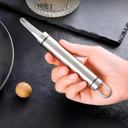 🍎 BUY 1 GET 1 FREE! 🔪 Multi-functional Stainless Steel Corer – Sharp & Durable, Easy to Use for Apples, Peppers and More ✨📦
