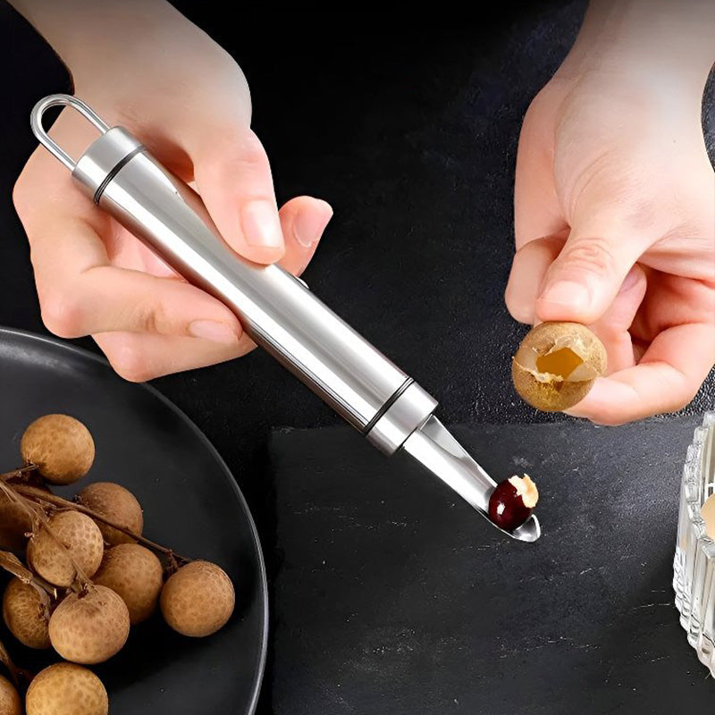 🍎 BUY 1 GET 1 FREE! 🔪 Multi-functional Stainless Steel Corer – Sharp & Durable, Easy to Use for Apples, Peppers and More ✨📦